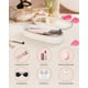 thumbnail image 2 of Soporte para brochas de maquillaje transparente de viaje, bolsa de aseo de cuero, bolsa de cosméticos portátil, bolsa de almacenamiento de brochas de maquillaje transparente impermeable, 2 of 3