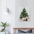 thumbnail image 2 of Fenyluxe Christmas Tree Presents Canvas Art Modern Prints for Home Decoration 16x20in, 2 of 5