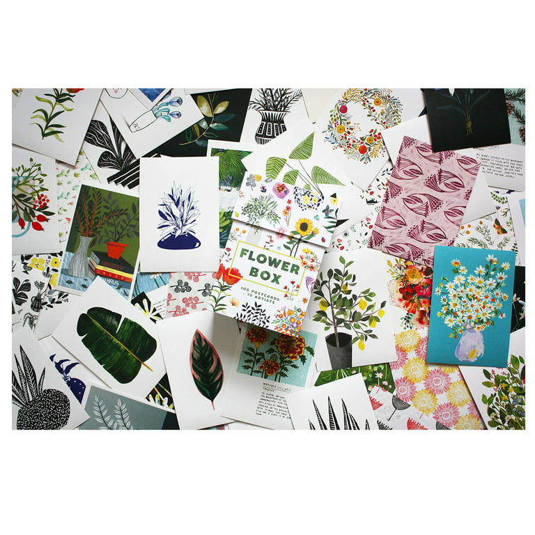 Flower Box: 100 Postcards by 10 Artists