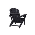 thumbnail image 4 of Miekor Furniture Folding Adirondack Chair with Side Table, 3-Piece Adirondack Chair Set with Wood Texture, Black(includes 2 Chairs and 1 Table) 85244, 4 of 12