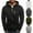 Black, variant on Hoodies Sweatshirt for Men Full-Zip Jacket Casual Hoody Outwear Long Sleeve Pullover Workout Gym Sweatshirt with Zip Pockets Fashion Athletic Hoodies Coat Warm Soft Sweatshirts Tops