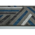 thumbnail image 4 of Beautiful Super Soft Modern Indoor Vincenza Collection Area Rug Carpet for Bedroom Living Room Dining Room in Dark Grey-Dark Blue, 7x10 (6'5" x 9'5", 200cm x 290cm), 4 of 6