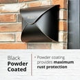 thumbnail image 4 of NACH Envelope Wall Mounted Metal Mailbox, Maximum Rust Protection, Black And Copper, Wall Mount Mailboxes For Outside, 12.5x5x10 Inches, Hardware Included, MB-6941, 4 of 5