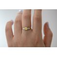 thumbnail image 4 of HeartsAndYou 1.2ct Natural Yellow Sapphire Accented Solitaire Ring 100% 14k SOLID Yellow Gold, 4 of 9