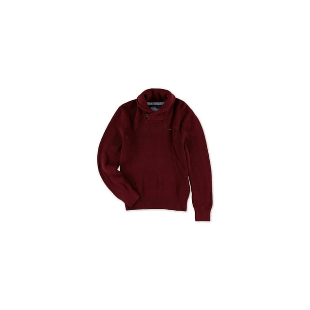 Tommy Hilfiger suéter de punto para hombre, rojo, XXX-Large