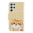 thumbnail image 3 of SaniMore for Samsung Galaxy S23 6.1" 2023 Wallet Case, Color Painting Pattern with Kickstand Card Slots Detachable Wrist Strap Girls Women PU Leather Case Magnetic Clasp for S23, Shiba Inu, 3 of 8
