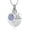 Type-A-Rainbow, variant on Heart Urn Necklace for Ashes Sunflower with Hummingbird Cremation Jewelry for Ashes Women Men Flower Memorial Ashes Pendant Keepsake Jewelry for Ashes