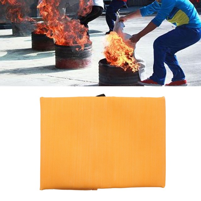 Manta Contra Incendios, Revestimiento De Silicona, Resistente A Altas Temperaturas, Fácil De Usar, Supresión Efectiva, Manta De Seguridad Ignífuga, Protectora Para Cocina