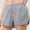 *Gray, variant on ClodeEU Women's Athletic Shorts with Pockets ,Breathable Casual Summer Bottoms White,Womens Plus M