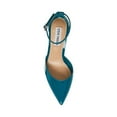 thumbnail image 4 of Steve Madden Valid Teal Patent Ankle Strap Pointed Toe Stiletto Heeled Pumps (Teal Patent, 6.5), 4 of 9