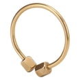 thumbnail image 4 of Brass Screw Lock Keychain, Anti Loss Detachable Screw Lock Clip Key Ring Annealed  For Outdoor Backpack, 4 of 8