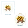 thumbnail image 2 of Sunflower Embroidery Starter Kit, Stamped Cross Stitch Kits for Beginners Adults with Embroidery Hoop and Instructions, Hand Embroidery Kit, 2 of 5