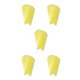 thumbnail image 3 of Pegatinas de Bicicleta Greeniant 5 Piezas Protector de Cuadro a Prueba de Herrumbre Pequeño Amarillo, 3 of 6