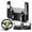 Black, variant on Golf Cart Steering Wheel Phone Holder, Flip Up Mount with Scorecard Slot, 360° Adjustable for iPhone Android