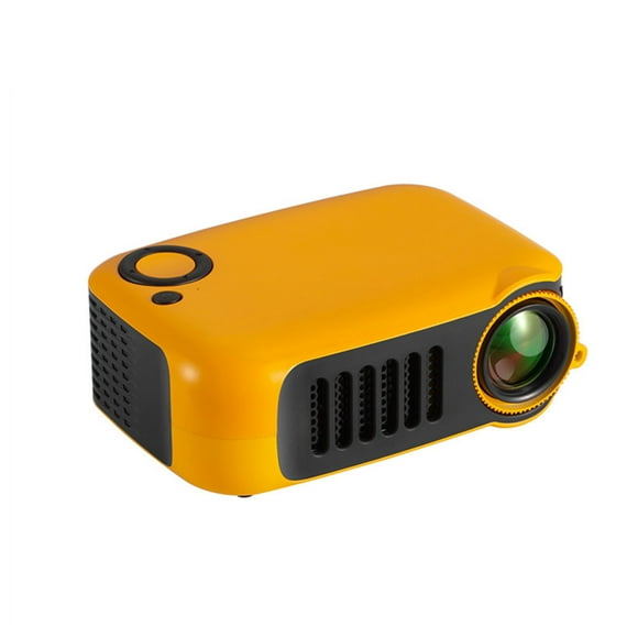 Amdohai Mini USB Projector Portable LCD Display Video Projector for Cartoon Movies Small Pocket Home Phone Projector for Home Theater Outdoor Movies Projector with Laptop HD USB Interfaces