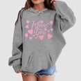 thumbnail image 2 of Staki Teen Girls Hoodie Sweatshirts for Girls - Soft Long Sleeves Pullover Shirt (Gray,8-10 Years), 2 of 4