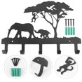 thumbnail image 3 of 1pc Animal Shape Hook Creative Coat Hat Hook Clothing Hangers Decorative Hook, 3 of 8