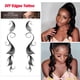 thumbnail image 4 of Etiqueta engomada del tatuaje del borde del pelo negro 10 estilos Etiqueta temporal DIY Peinado Natural Likrtyny  Cuidado Belleza, 4 of 8