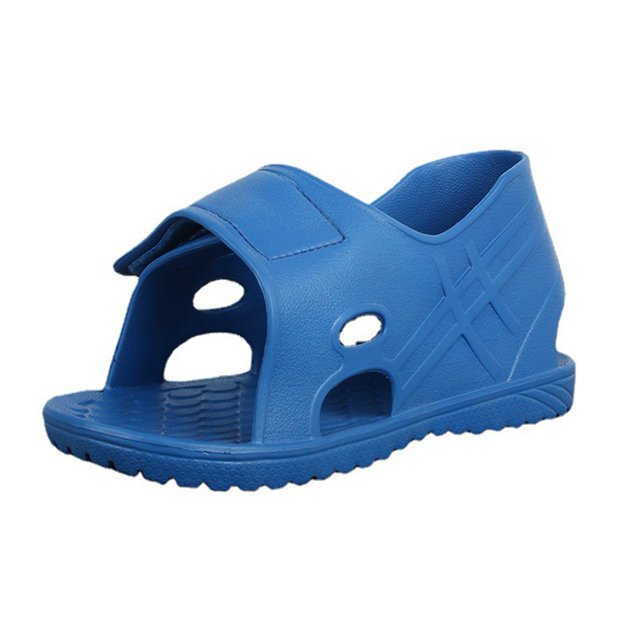 Zapatos de yeso para pies, zapato de yeso ortopédico ajustable con punta abierta, ayuda para rehabilitación quirúrgica de fijación fuerte reutilizable