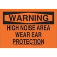 thumbnail image 1 of BRADY 128994 Warning Sign, 7 x 10In, Black/Orange, 1 of 1