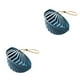 thumbnail image 1 of Inteprter Escurridor de esponja para fregadero en forma de concha, cesta de cocina con almacenamiento de cuerda, soporte para herramientas de Azul 2Conjunto, 1 of 6