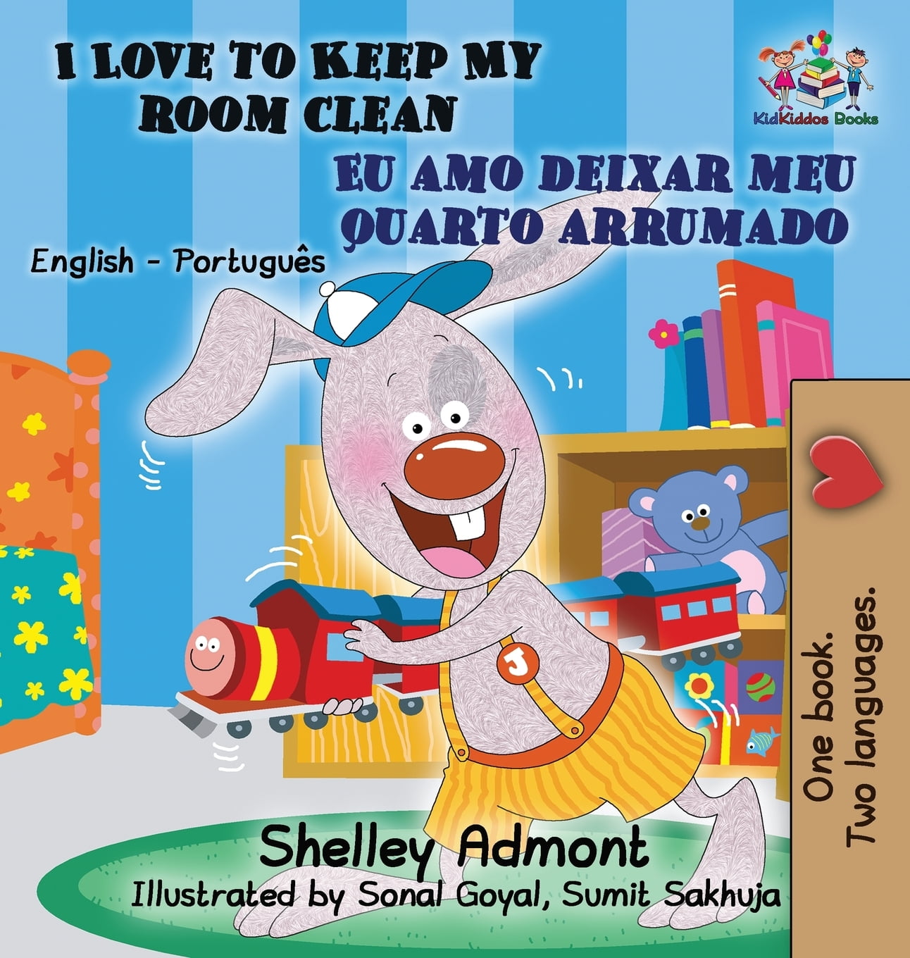 I Love to Keep My Room Clean (English Portuguese Children's Book