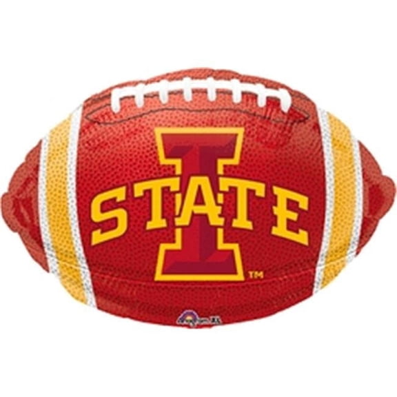 17 inch Iowa State University Junior Shape Anagram Foil Mylar Balloon - Party Supplies Decorations