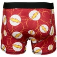thumbnail image 3 of The Flash Logo Electric All Over Men's Underwear Boxer Briefs-Large (36-38), 3 of 4