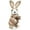 Beige, variant on Northlight Boy Easter Rabbit Figurine with Plaid Jacket - 12" - Beige
