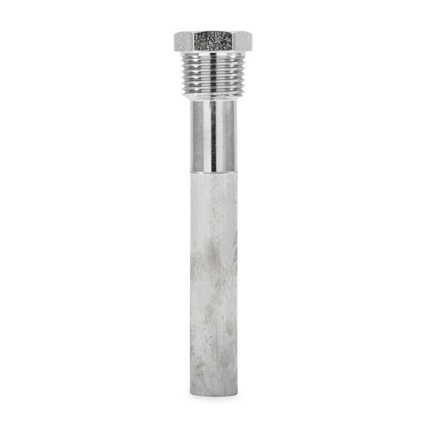 Varilla anódica para calentador de agua RV Camco, 1/2 pulgada NPT, 1,3 x 11,5 cm