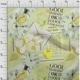 thumbnail image 3 of oneOone Polyester Lycra Lime Fabric Nostalgia Craft Projects Decor Fabric Printed By The Yard 56 Inch Wide, 3 of 5
