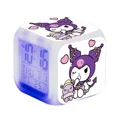 thumbnail image 5 of Reloj Kuromi Three Lives, regalo para niños, regalo para estudiantes, reloj despertador que cambia colorido, artículos electrónicos cuadrados de plástico para el hogar, 5 of 5