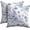 C Flowers Blue, variant on St.Patrick''s Day Pillowcovers 18X18 Inch Clover Pillows Set of 2 Spring Green Leaf Throw Pillows Case Saint Patrick''s Shamrock Square Cushion Covers Decor for Holiday Outdoor Ho