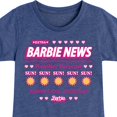 thumbnail image 3 of Barbie - Barbie News Weather Forecast Sun! Everyday - Toddler & Youth Girls Short Sleeve Graphic T-Shirt, 3 of 5