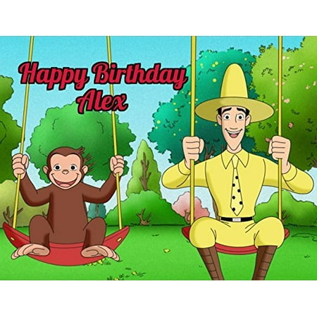Curious George Edible Cake Topper Curious George Edible Cake Topper