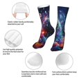 thumbnail image 3 of Goofa Outer Space Floating Numbers And Letters for 16in Socks, Funny Novelty Crazy Design Cotton Socks Sports Socks Knee High Socks For Men, Women,1Pairs - Gift For Working Friends, 3 of 7