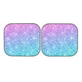 thumbnail image 7 of Haiem Multicolor Glitter Windshield Sun Shade: Universal Foldable 2-Piece Car Front Window Sunshade - Blocks Uv Rays, And Reduces Heat,Essential Car Accessory Medium, 7 of 7