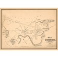 thumbnail image 3 of Hayward 14x11 Black Modern Framed Museum Art Print Titled - Cambridge Massachusetts - Hayward 1838, 3 of 5