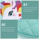 thumbnail image 5 of Children Cross Body Bag for Storage Unicorn Pattern Mini Light Green Bag, 5 of 5