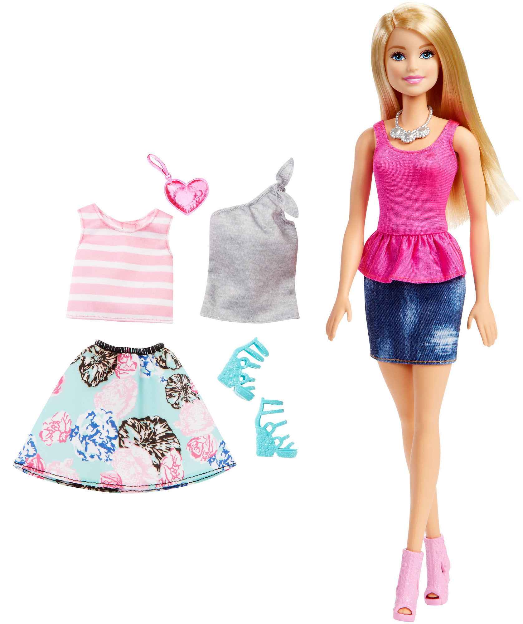 Barbie Doll and Fashions - Skirt Set - Walmart.com