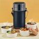 thumbnail image 2 of Puntoco Liquidación de suministros de cocina Fiambrera de acero inoxidable al vacío Olla aislada que se puede llenar con agua Barril aislado Fiambrera portátil, 2 of 2