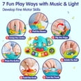 thumbnail image 2 of Juguetes para bebés de 6 a 12 meses, juguetes de piano para bebés de 6 meses Juguetes para bebés de 6 a 12 meses Juguetes para bebés con música iluminada Juguetes para niñas de aprendizaje temprano J JAMW Sencillez, 2 of 5