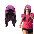 thumbnail image 7 of WHEANG Sport Hair Towel Wrap for Women Men Sweat Microfiber Thick Wipe Towel Quick Drying Sports Towel Outdoor Sports Fitness Yoga Sweat Absorbent Instant Towel Comfortable Soft Towel Black One Size, 7 of 7