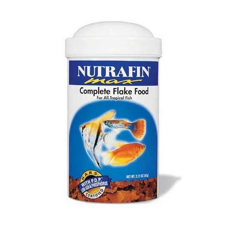 NutraFin Max Complete Fish Food Flakes, 2.12 oz