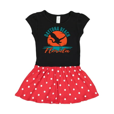

Inktastic Daytona Beach Florida Vacation Trip Gift Toddler Girl Dress