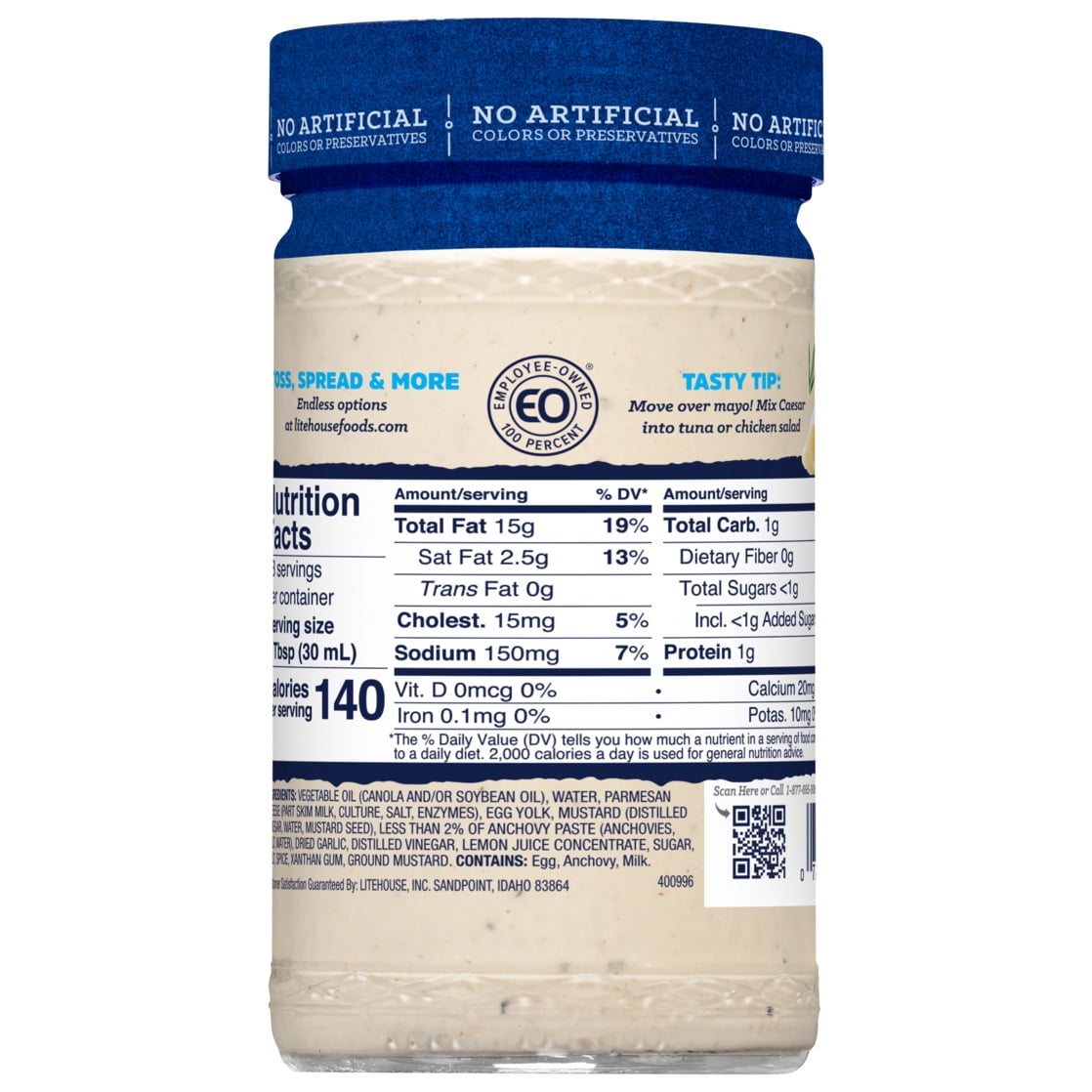 Litehouse Caesar Dressing & Spread