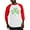 Red/White, variant on CafePress - St Paddys Day Shamrock Baseball Jersey - Cotton Baseball Jersey, 3/4 Raglan Sleeve Shirt