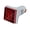 Red, variant on Rupoun 3-in-1 Digital Display Indicator AC 60-500V 0-100A 20-75Hz Voltage Current Frequency Meter Square 22mm Yellow