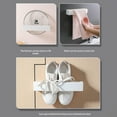 thumbnail image 6 of DefiDgd Wall Mounted Slippers Rack Organizer,No-drill Self Adhesive Hanging Shoe Rack for Door,for Bathroom,Kitchen,Living Room(White), 6 of 6