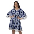 thumbnail image 1 of Moomaya Sorties de Plage Imprimées Femmes Grande Taille Robes d'Été pour Femmes Robe Courte, 1 of 6